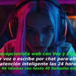 Recepcionista web Voz y Chat